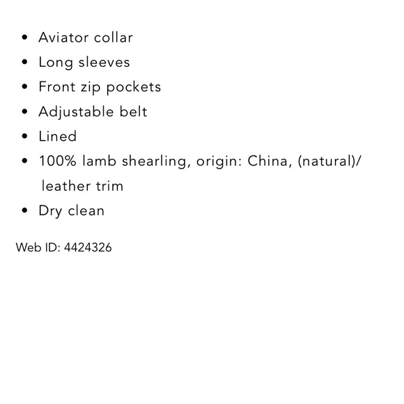 Moose Knuckles Golden Prairie Sheepskin Jacket - Picture 12 of 12